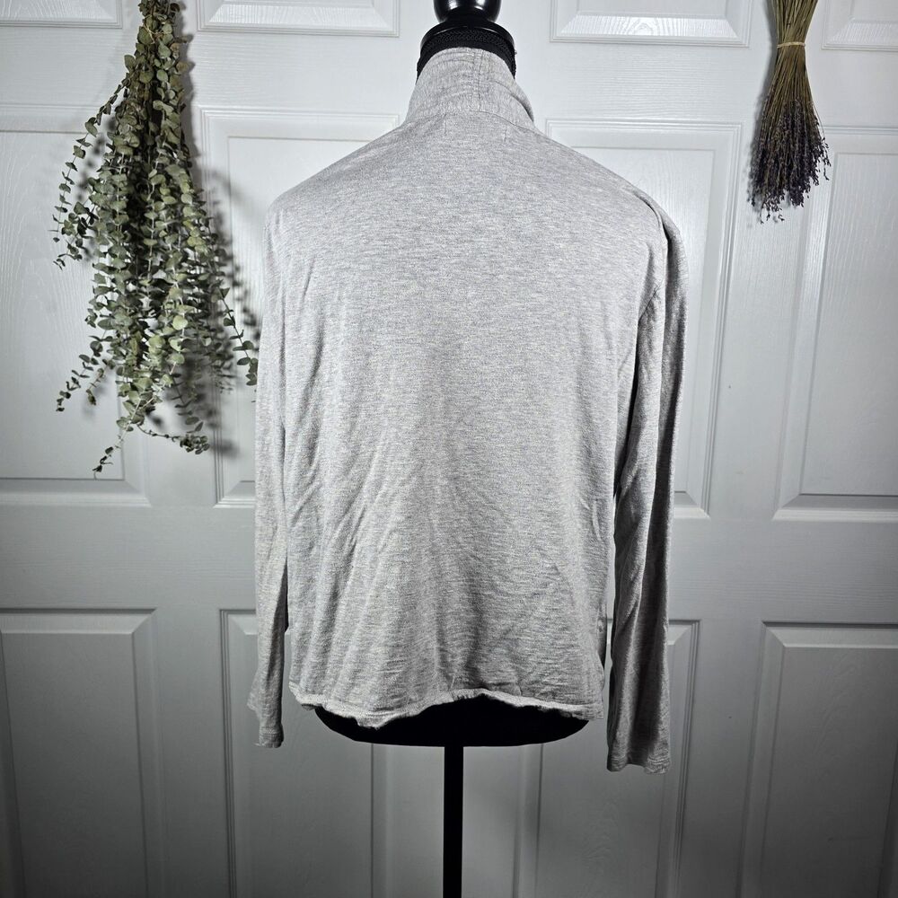 Coldwater Creek Women's Gray Knit Open Front Cardigan Sweater XL(18) - Picture 3 of 9